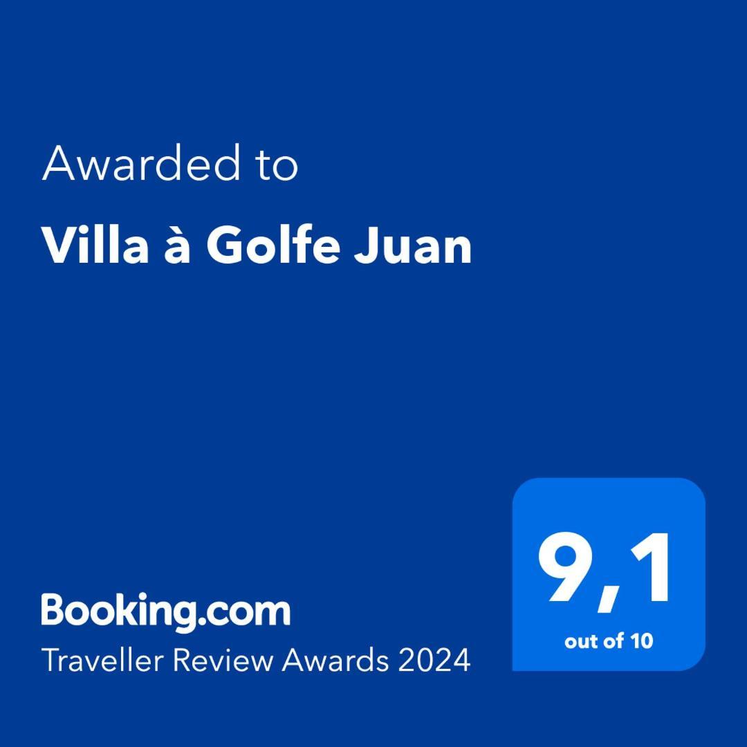 Villa A Golfe Juan Vallauris Bagian luar foto